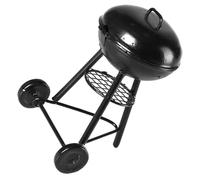 Abaodam Miniatura Parrilla Barbacoa Decoración Jardín Zinc Aleación Mini Estufa Ornamento Paisajismo Exterior