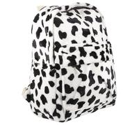 Abaodam Mochila de Peluche Estampado de Vaca para Estudiantes, Gran Capacidad, Tacto Cómodo, Durabilidad Extra, Adecuado para Viajes y Compras