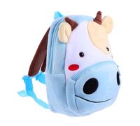 Abaodam Mochila Infantil de Felpa con Diseño de Animal Vaca y Cómoda para Edad Preescolar con Correas Acolchadas y Gran Capacidad para Guardería y Jardín de Infancia