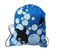 Abaodam Mochila Tipo Saco Cordón Azul de Oxford Plegable | Bolsa Deportiva Ligera, Diseño Fácil de Llevar, Adecuado para Fiestas de Cumpleaños y Showers