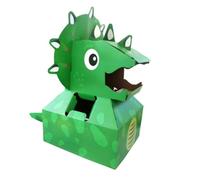 Abaodam Modelo de Dinosaurio de Cartón Diy, Juguete Educativo Tridimensional, Suministros de Cosplay, Caja de Montaje Manual Segura y Colorida para Juego Interactivo Infantil