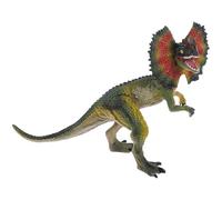 Abaodam Modelo de Dinosaurio Decorativo Realista Dilophosaurus Verde Figura Ornamental de Dinosaurio para Escritorio Decoración de Fiesta Infantil Resistente y Segura