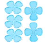 Abaodam Molde de Silicona para Púas de Guitarra Epoxi, 5 Piezas Reutilizables para Manualidades Diy, Molde para Resina Epoxi Transparente en Artesanía y Fabricación de Joyas