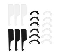 Abaodam Moldeador Nasal Invisible 18 Piezas Clips Elevadores Negro y S/M/L Dispositivo de Belleza para Corregir y Elevar el Puente Nasal Insertos Moldeadores para Uso Cómodo y