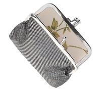 Abaodam Monedero Pequeño Vintage con Cierre de para Mujer, Mini Cartera Retro con Aleación para Uso en Salidas y Organización de Elementos Esenciales
