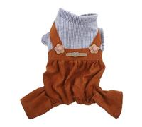 Abaodam Mono De Perro Rayas Ropa y Abrigada para Actividades para Ocasiones Especiales