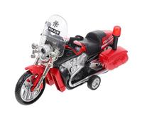 Abaodam Motocicleta de Juguete, Modelo Policial de Aleación y Abs, Color Rojo, Vehículo de Tracción Trasera, Juguete Educativo para Desarrollo Cognitivo y Creatividad, Adecuado