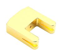 Abaodam Mudo Dorado Silenciador De Violonchelo Partes De Violonchelo Silenciador De Émbolo De Trompeta Sordo De Latón Trompeta Sorda Recta Fondo De Latón Silenciar Puente Metal