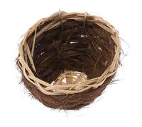 Abaodam Nido De Pájaro Nido para Loro Africano Cama Nido para Cría De Loros Cesta De Cama para Pájaros para Jaula Cama De Pájaro Cama De Loro para Jaula Nido para Periquitos Coffee