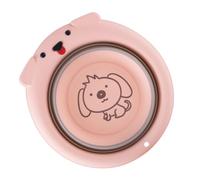 Abaodam Niña Lavamanos de Dibujos Animados Cuenco Portátil de Plástico Duradero Diseño Ahorra Espacio para Uso Interior y Exterior