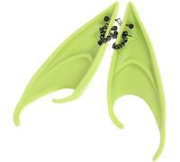 Abaodam Orejas de Hada para Cosplay Mujer, Ligeras y Delicadas de Látex, Accesorio Único para Halloween y Fiestas, Orejas Verdes de Cosplay No se Desvanecen