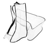 Abaodam Organizador para Calzado Diseño Transparente y Resistente al Desgaste, Bolsa de Almacenamiento para Botas y Zapatos, 2 Piezas para Uso al Aire Libre