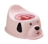 Abaodam Orinal Portátil para Ñiño con Tapa, Diseño de Cachorro Encantador, Fácil de Limpiar, Adecuado para Entrenamiento Baño del Hogar