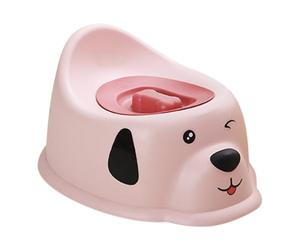 Abaodam Orinal Portátil para Ñiño con Tapa, Diseño de Cachorro Encantador, Fácil de Limpiar, Adecuado para Entrenamiento Baño del Hogar