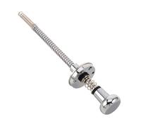 Abaodam Palanca Lanzadora de Pinball Metálica Cabeza de Hongo Plateada, Varilla Resorte de 200 Mm, Accesorio para Máquinas de Pinball de Arcade y Juegos de Mesa, Repuesto para Reparación