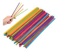 Abaodam Palillos de Madera para Ritmo Musical 50 Unidades 20X05 CM Colores Surtidos Varillas para Instrumentos de Percusión Educación y Aprendizaje Infantil