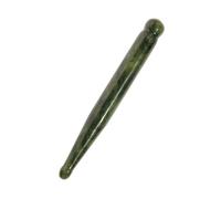 Abaodam Palo de Masaje de Jade Natural para Acupresión y Masaje Facial, Herramienta Puntual para Manos y Pies, Masajeador Ergonómico Compacto, Adecuado para Bienestar y Relajación en Casa