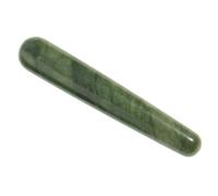 Abaodam Palo de Masaje de Jade Natural para Acupresión y Reflexología, Varilla Multifuncional para Pies y Cuerpo, Herramienta Portátil de Masaje Facial y Corporal, Material
