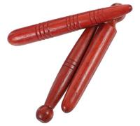 Abaodam Palo de Masaje Portátil de Madera 3 Piezas, Herramienta de Maderoterapia para Acupresión, Forma Tradicional, Uso durante Ver Televisión para Aliviar Piernas Varios estilos