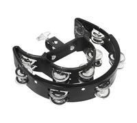 Abaodam Pandereta De Mano Doble De Percusión Para Principiantes De Campanas Música y Ritmo Instrumento Ergonómico Para Adultos y Niño Niña