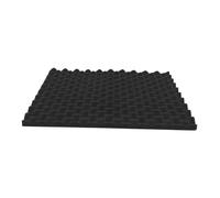 Abaodam Panel Acústico y Reducción de Ruido de Espuma en Forma de Cartón de Huevos Absorción de Sonido Negro para Techos en Cualquier Espacio Que Requiera Silencio