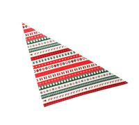 Abaodam Pañuelo Triangular de Algodón Ajustable para Mascotas Diseño Navideño, Fácil de Poner para Perros y Gatos en Fiestas de Fin de Semana