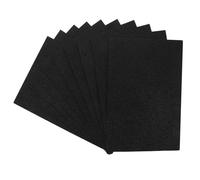 Abaodam Papel de Esponja Purpurina A4 Negro, 10 Hojas No Adhesivas para Manualidades DIY, Láminas Resistentes para Decoración, Proyectos Escolares y Scrapbooking