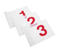 Abaodam Paquete de 3 Banderas de Golf de Nylon con Tubo Insertado, Ligeras y Portátiles para Práctica en Jardín y Patio, Alta Visibilidad para Green y Hoyo de Golf