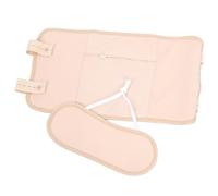 Abaodam Paquete Reutilizable de Cuidado para Cintura y Cuello Tejido Delicado y Amigable la Piel, Envoltura Útil para Relajación y Bienestar en Color Caqui