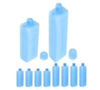 Abaodam Paquetes de Hielo Reutilizables para Ventiladores y Enfriadores Portátiles, Bloques de Hielo para Congeladores, Caja de Enfriamiento Mini y Pequeña 10 Unidades para