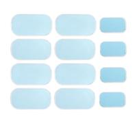 Abaodam Parche de Hidrogel para Cadera y Glúteos 12 Unidades Almohadillas de Gel Adhesivas para Fisioterapia y Accesorios Gym Uso en Interiores