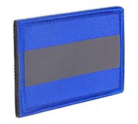 Abaodam Parche Reflectante para Perro, Parche de Tiras Reflectantes, Autoadhesivo, Azul, Nylon y Telas, Alta Visibilidad, Fácil Aplicación, para Ropa y Gorras, Seguridad Peatonal Nocturna