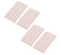 Abaodam Parches de Acupresión Auricular 240 Unidades Semillas para Auriculoterapia Color Amarillo Claro Kit Práctico para Aliviar Estrés E Insomnio Mediante Estimulación de Puntos de