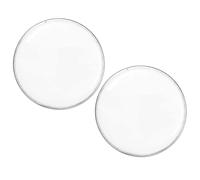 Abaodam Parches para Batería 6 Pulgadas 2 Unidades Superficie Resistente para Reparación y Práctica Accesorios de Percusión Duraderos y Reutilizables para Batería