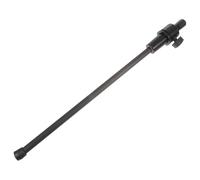 Abaodam Pasador de Extremo de Contrabajo de Acero al Carbono, Varilla Ajustable Negra, Accesorio Profesional Resistente y Ligero para Soporte de Instrumento Musical