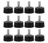 Abaodam Patas Niveladoras Ajustables M5 de Plástico para Muebles, 20 Unidades, Tornillos para Patas de Mesa y Cama, Ideales para Nivelar Muebles en Pisos Irregulares
