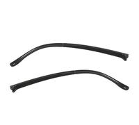 Abaodam Patillas de Repuesto para Gafas Aplicables de Material Tr Negro, Diseño Minimalista y Fácil de Usar, Kit de Reparación para Brazos de Sien, 1 Par