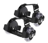 Abaodam Patines de Ruedas Ajustables Luz Led, Ruedas PVC Tricolor, Tamaño Pequeño y Ligero, Patines para Patinaje Seguro y Portátil, Cumpleaños y Actividades al Aire