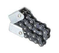 Abaodam Pedal de Bombo Cadena de Doble Hebilla Accesorio para Pedal de Batería para Uso Escenario de Batería Cadena de Repuesto Bañada