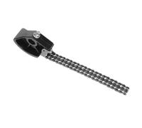 Abaodam Pedal de Bombo Simple con Doble Cadena Movimiento Estable y Sensible Fácil Instalación para Batería Acústica y Eléctrica Accesorio Percusión Negro