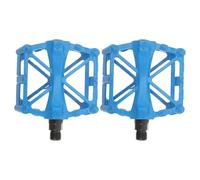Abaodam Pedales para Bicicleta de Aleación de Aluminio Azul Rodamiento Único, Accesorios para Ciclismo Montaña y Paseo, Par de Pedales Duraderos y Compatibles Bicicletas Plegables y BMX