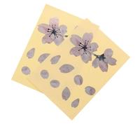 Abaodam Pegatinas Adhesivas para Diapasón de Guitarra en Pvc Rosa, 2 Piezas, Diseño Floral Delicado para Decoración Creativa Daños