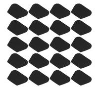 Abaodam Pegatinas Agarre Estable y Cómodo Antideslizantes de Goma Autoadhesivas 32 Negras para Púas de Guitarra para Guitarra Acústica y Eléctrica