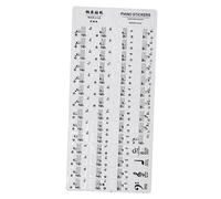 Abaodam Pegatinas Para Piano Para Principiantes Calcomanías Prácticas Para Teclado Calcomanías Aplicables Para Piano De Teclas Adecuado Para Introducción Al