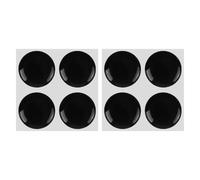 Abaodam Pegatinas Protectoras para Cerradura de Puerta Coche, 8 Unidades Negras de Pvc, Decoración y Protección contra Polvo para Camper y Accesorios Automotor