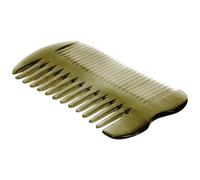 Abaodam Peine de Masaje de Cuerno de Buey Doble Cara Ligero y Profesional para Cuidado del Cabello y Masaje Diario Que Acelera la Circulación Sanguínea