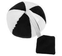 Abaodam Pelota de entrenamiento visual de felpa suave multifuncional durante meses, mejora la coordinación ojo-mano, desarrollo visual, ligero, portátil, materiales seguros para recién nacidos
