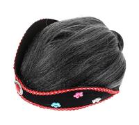 Abaodam Pelucas De Anciana Disfraz De Abuela Para Moño De Abuelita Pelucas De Cosplay Versátiles y Suaves