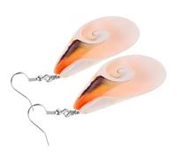 Abaodam Pendientes Colgantes De Caracola Vintage Para Mujer, Diseño De Concha Nácar, Ligeros y Delicados, Accesorios De Moda Para Verano y Playa