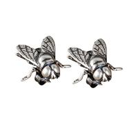 Abaodam Pendientes de Botón para Mujer Estilo Punk Diseño de Mosca Tamaño Compacto Resistentes Oxidación y Duraderos Ideales para Fiestas y Uso Diario